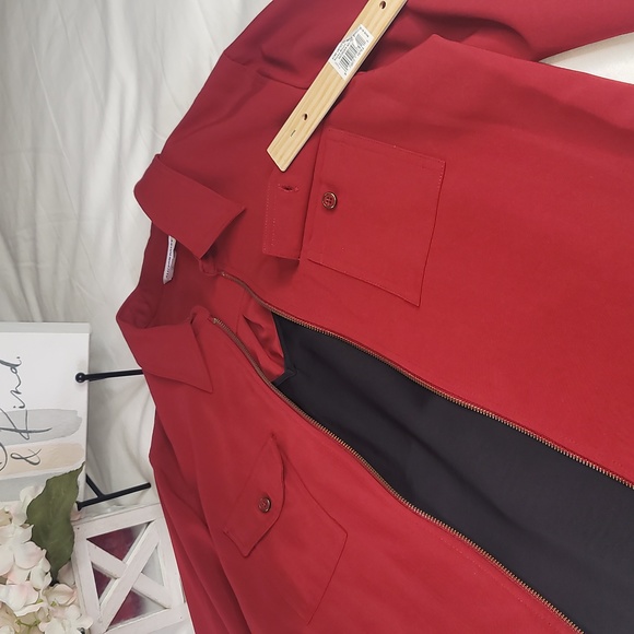 Allison Daley Red Blazer Elegant Wear Office Wear Career Minimalist - Picture 8 of 15